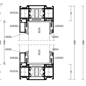 Fereastra rezistenta la foc 90 minute 600x1400mm – Fixa - Imagine 4