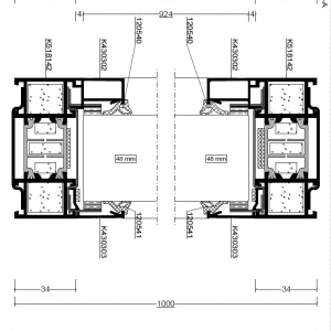 Fereastra rezistenta la foc 90 minute 1000x1000mm – Fixa - Imagine 4