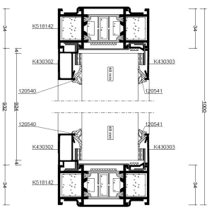 Fereastra rezistenta la foc 90 minute 1000x1000mm – Fixa - Imagine 3