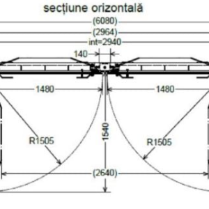 Usa metalica ALA PME2 2K – 2 canate - Imagine 3