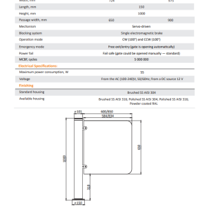 Gate GS Slim – 650 mm - Imagine 4