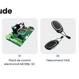 Kit automatizare poarta culisanta Motorline GALO1200  – Brushless - Imagine 4