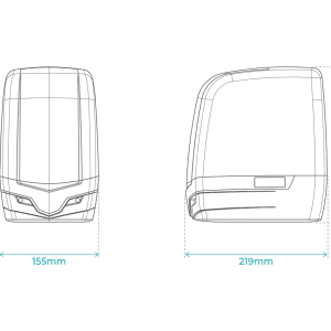 Kit automatizare poarta batanta TELICA DL 52, 2x3 m, 230 V, MC52 integrat - Imagine 4